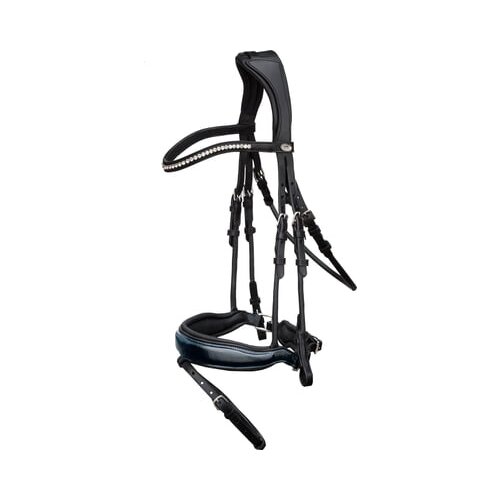 Schockem&amp;ouml;hle Sports Trense Anatomic Line &amp;quot;Malibu&amp;quot; black/patent Slike