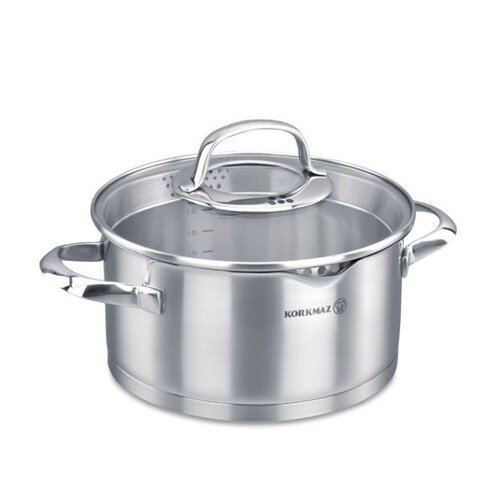 Korkmaz Lonec s pokrovom Steam 3l, (21230728) Cene