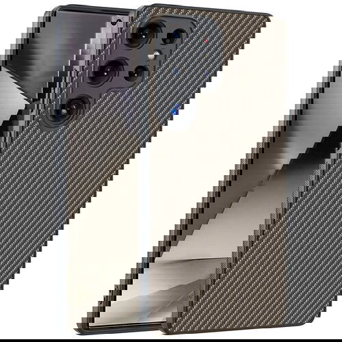 CARBON FIBER Texture maska za Samsung Galaxy S25 Ultra - Gold Cijene