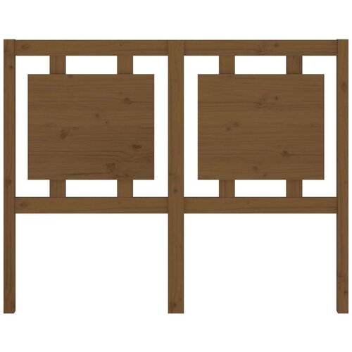  Uzglavlje za krevet boja meda 125 5x4x100 cm masivna borovina Slike