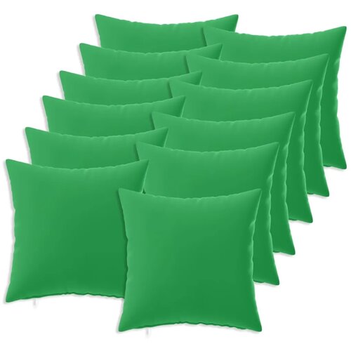  Presvlaka za jastuk 12 pcs HEERLEN Zelena 40 x 40 cm Poliester - Zelena 40 x 40 cm 12 Cijene