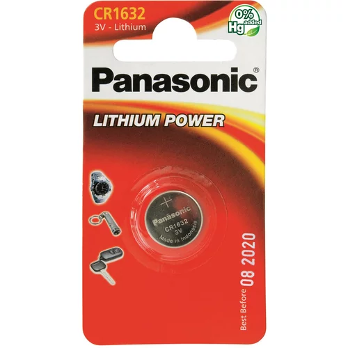 Panasonic baterije CR-1632EL/1B Lithium Coin