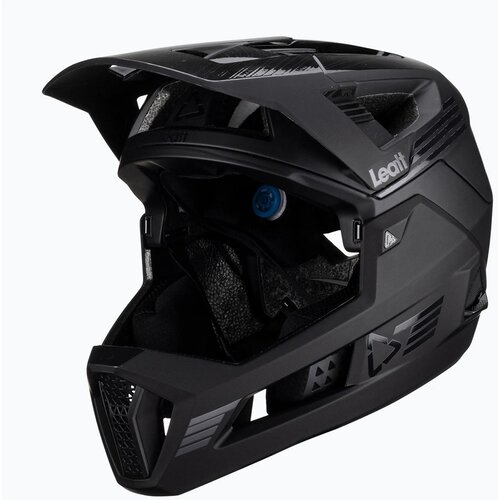 Leatt MTB Enduro 4.0 V23 bicycle helmet with removable chin bar, size M, black Slike