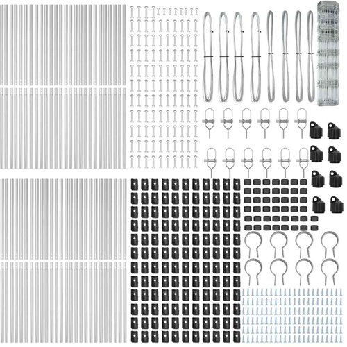  Stup za ogradu Galvanizirano 100 x 1 m Čelik Slike