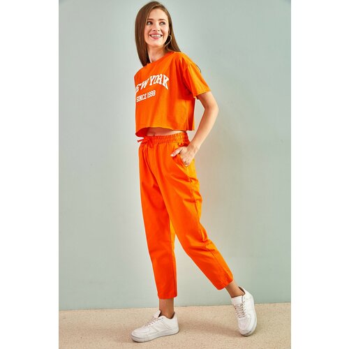 Bianco Lucci Pants - Orange - Joggers Cene