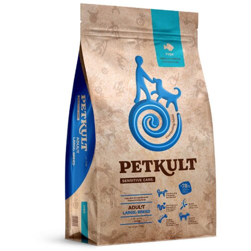 Petkult sensitive care adult, large - riba 12 kg Slike