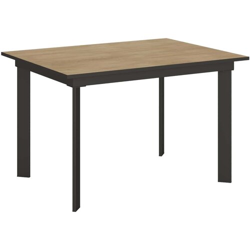 Itamoby &amp;nbsp; Cumar (90x120/180 cm) - hrast, barva nog: antracit - raztegljiva jedilna miza, (20842723) Slike