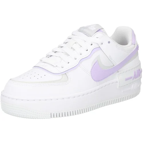 Nike Sportswear Nizke superge 'AF1 SHADOW' srebrno-siva / sivka / bela