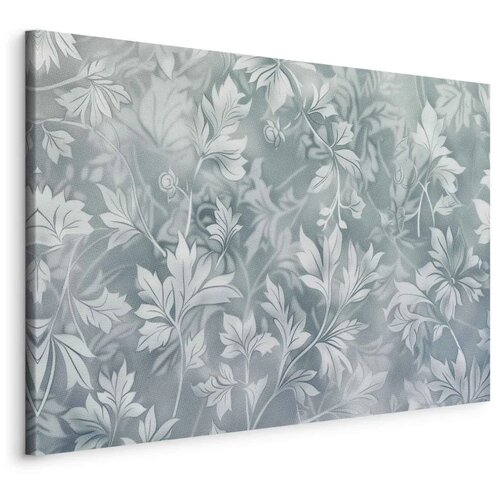  Slika - Ornaments in Worn Muted Turquoises: Delicate Plant Pattern 60x40 Standard Cene
