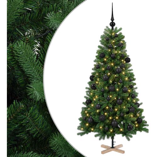  Umjetno božićno drvce s kuglicom 150 cm 150 LED lampica Slike