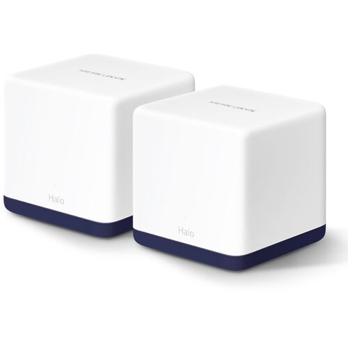 Mercusys Halo H50G (2-Pack) AC1900 Whole Home Mesh Wi-Fi System, 600 Mbps at 2.4 GHz + 1300 Mbps at 5 GHz, 3&times; Internal Antennas Cijene