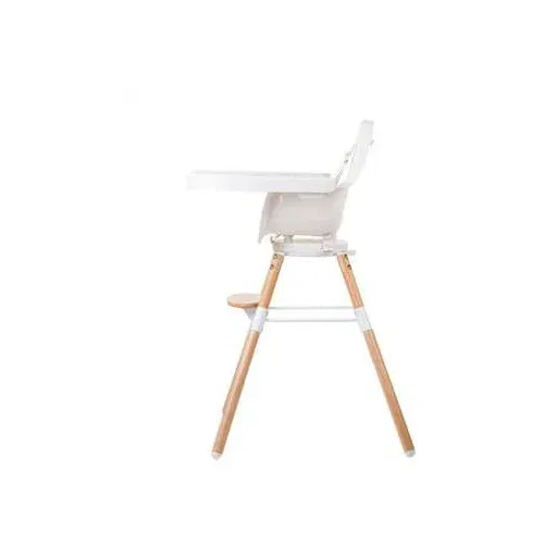 Childhome Evolu ONE.80° dječja hranilica White/Natural | Jedna stolica na 3 različite pozicije