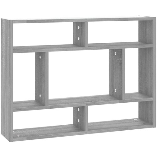 Maison Chic Stenska polica - Viseča Polica siva sonoma 75x16x55 cm inženirski les, (21793860) Slike
