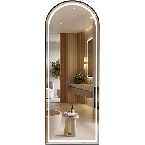 Rea Ogledalo LED Orbit 50x160cm Black Slike