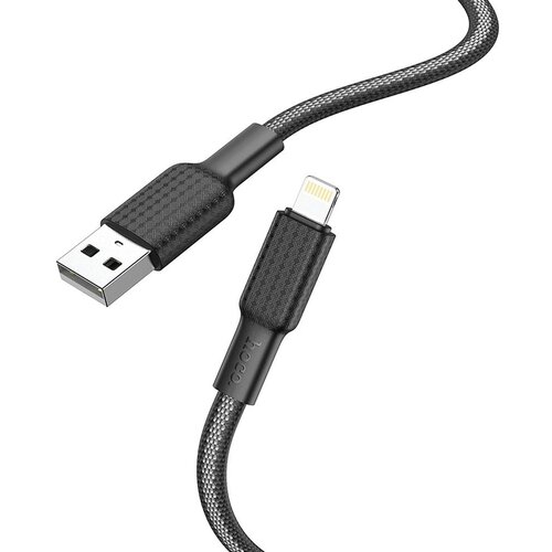 Hoco kabal (kabl) usb a na lightning 2,4A X69 1 m crni/bela Cene