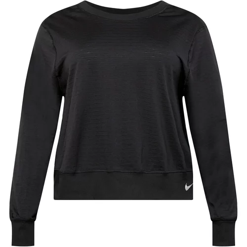 Nike Tehnička sportska majica 'ELEMENT' crna / bijela