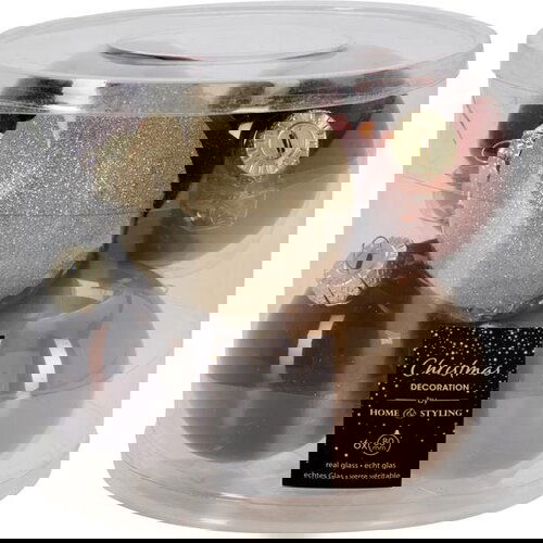  BOŽIĆNE KUGLE 8CM SET 6/1 AMBER Cijene