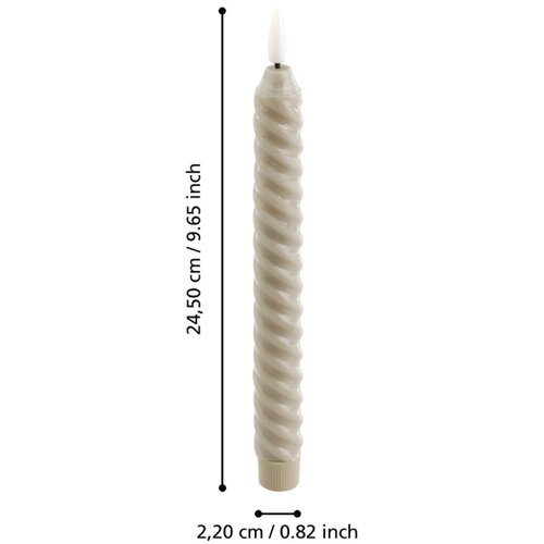 Eglo 422224 - SET 2x LED sveće ANDRAFIABE LED/1xAAA 24,5 cm bež Slike