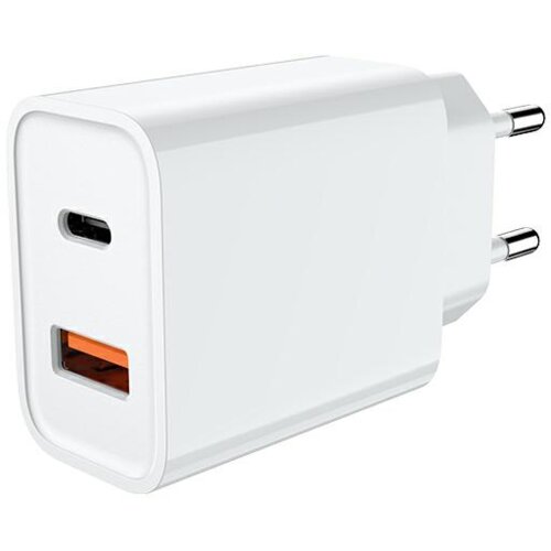 Jellico adapter C9 hišni polnilec Quick Charge 18W 2x vhod Type C PD 3.0 in USB - Original (EU Blister) bel Cene