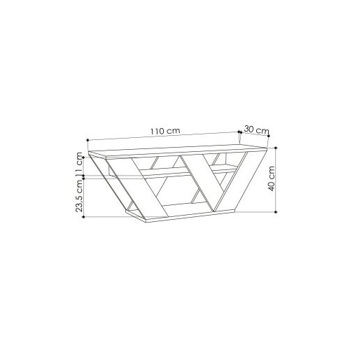 Hanah home pipralla - carrara marble carrara marble tv stand Cene