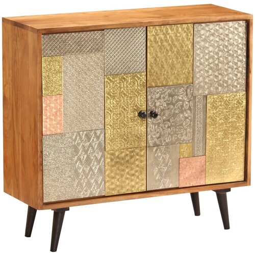 VidaXL Komoda od masivnog bagremovog drva 80 x 30 x 75 cm Slike