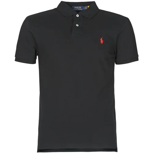 Polo Ralph Lauren POLO CINTRE SLIM FIT EN COTON BASIC MESH LOGO PONY PLAYER Crna