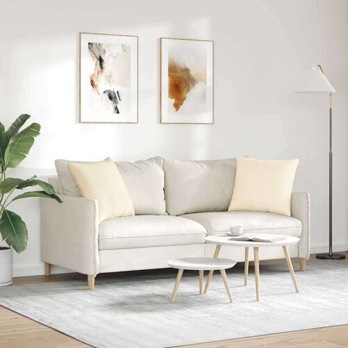 VidaXL jastučići za sofu 2 pcs krema 50 x 50 cm kordura tekstil Slike