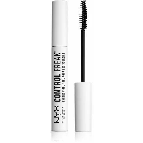 NYX Professional Makeup Control Freak Eyebrow Gel gel za obrvi 9 g odtenek 01 Clear za ženske