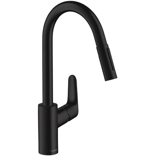 Hansgrohe focus 240 slavina za sudoperu sa izvlačnim tušem crna mat 31815670 Cene