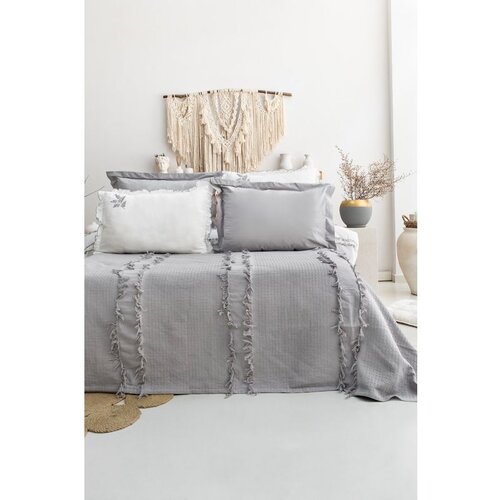 brianna - grey grey double bedspread set Cene