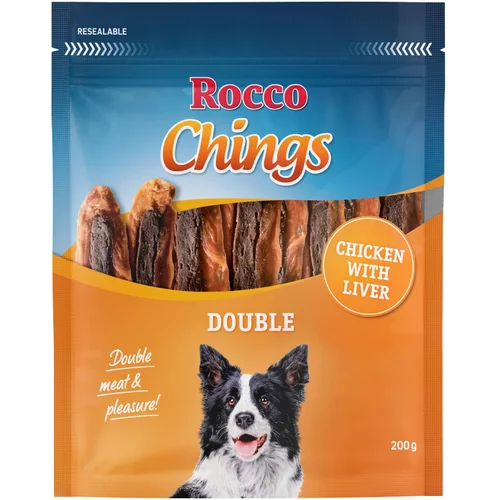 Rocco Varčno pakiranje Chings Double - Piščanec & jetra 4 x 200 g