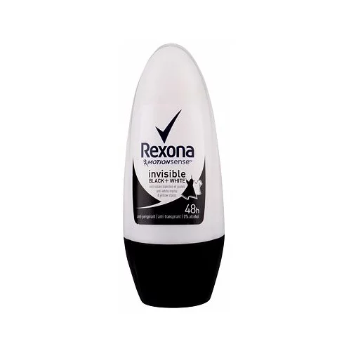 Rexona motionsense invisible black + white antiperspirant koji ne ostavlja tragove 50 ml za žene