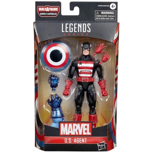 Hasbro Marvel F4796 Legends Series Akcijska figurica US Agent 6-palčna zbirateljska igrača, 1 dodatek, več, (20839148) Slike