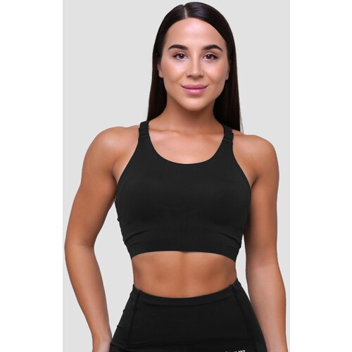 GymBeam ženski grudnjak za trčanje pulse black Cene