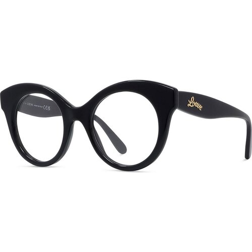 Loewe Curvy Black Round Eyeglasses - ONE SIZE (50) Slike