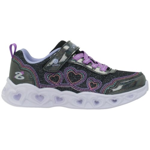 Skechers Modne superge 303736lcs Heart Lights Črna Cene