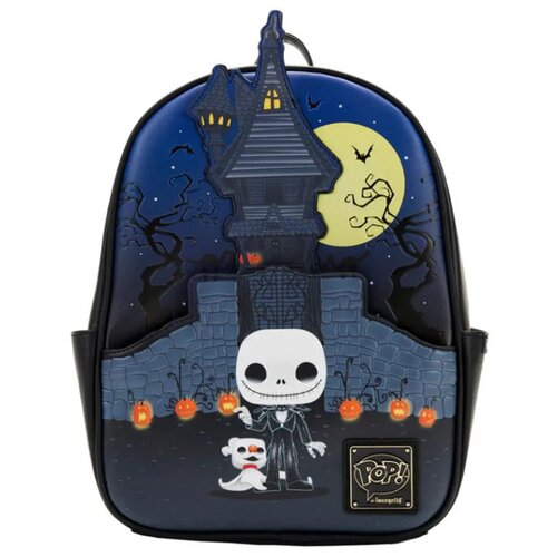 Disney Nightmare Before Christmas Jack Skellington House Mini Backpack Cene