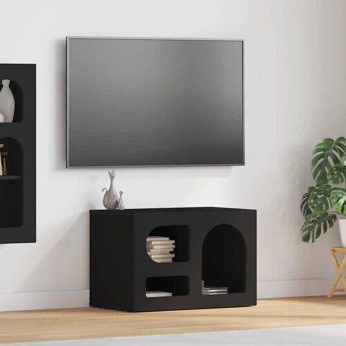 TV ormar Crna 60 x 35 x 40 cm Konstruirano drvo Cijene