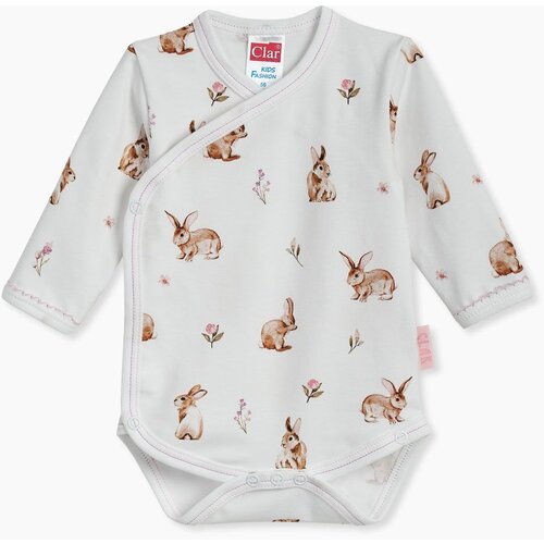 Clar bodi DR 01826 print zečić Ž bijela 68 Slike