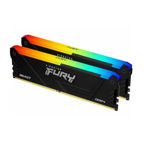 Kingston RAM memorija 32GB(2x16GB)/DIMM/DDR4/3600MHz/CL18/FURY Beast RGB Cene