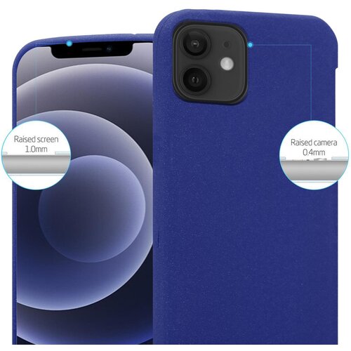 Cadorabo Ohi&amp;scaron;je, združljiv z Apple v Frost Tarmno Blue - Za&amp;scaron;čitni pokrov iz fleksibilnega silikona TPU, (20570267) Slike