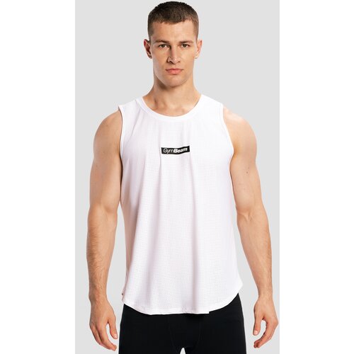 GymBeam Majica bez rukava Combat White Cene