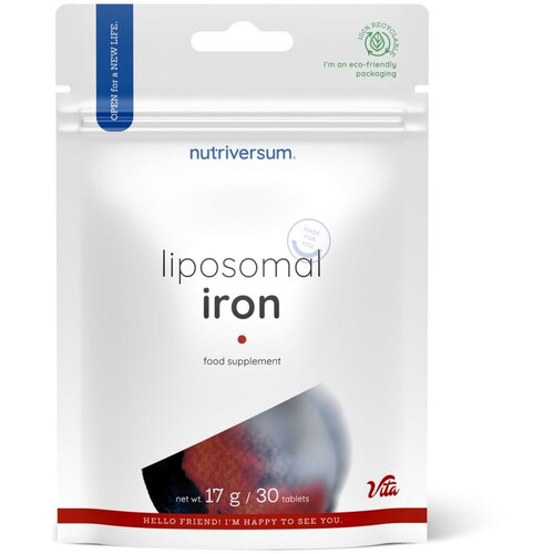 NUTRIVERSUM Liposomalno gvožđe, 15mg, 30 tableta Slike