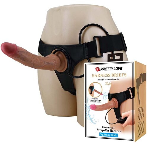  Strap on sa ejakulacijom Kyton 022104P, 21.5cm, Boja kože Slike