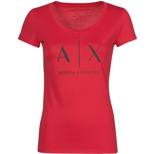 Armani Exchange Majice s kratkimi rokavi 8NYT70 Rdeča