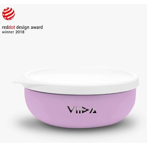 VIIDA Souffl&eacute; dječja zdjelica, antibakterijski nehrđajući čelik, lavanda Cijene