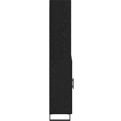  Kuhinjski ormarić Crni hrast 69 5 x 34 x 180 cm Konstruirano drvo Slike