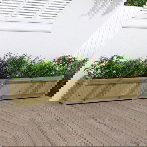 VidaXL Vrtna sadilica 180 x 31 x 31 cm od impregnirane borovine Slike