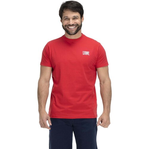 Leone 1947 Majice s kratkimi rokavi Man T-Shirt Short Sleeves Small Logo Rdeča Cene