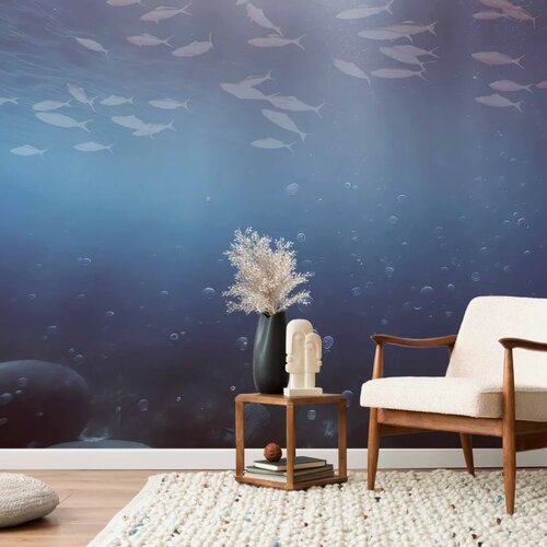  Foto tapeta - Fish in the depths 300x210 Premium Cene